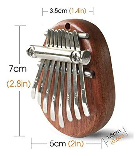 Musical Instrument Manufacturers 8 Teclas Mini Kalimba Exquisito Dedo Pulgar Piano Marimba Mu 1