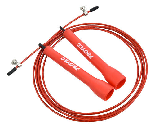 Adjustable Steel Cable Jump Rope with PVC Handle and Swivel Head 10