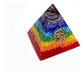Orgonite 7 Chakras Pyramid with Tarot + Pendulum 3
