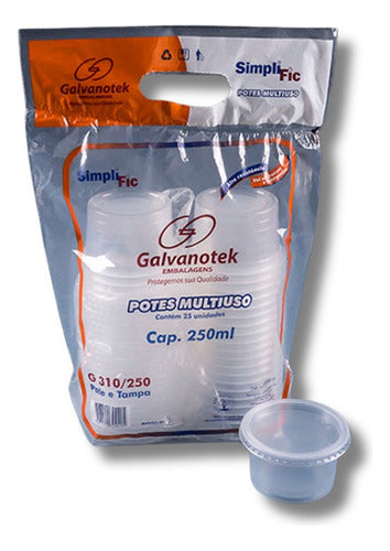 Galvanotek Disposable Pot 250 cc X 25 Units 0