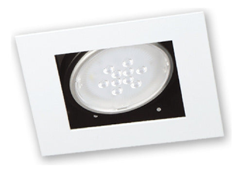 Spot  Ar-111 - Gu10 - 1 Luz - Blanco Microc - 18x18 0