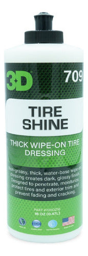 3D Tire Shine - Acondicionador De Gomas, Plásticos Y Vinilos 0