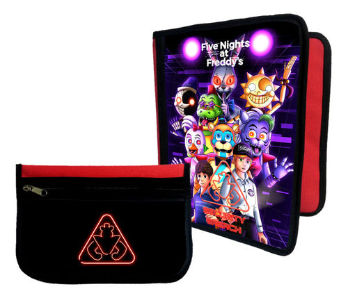 Marrotex Combo Folder + Five Nights At Freddy's Pencil Case #571 0