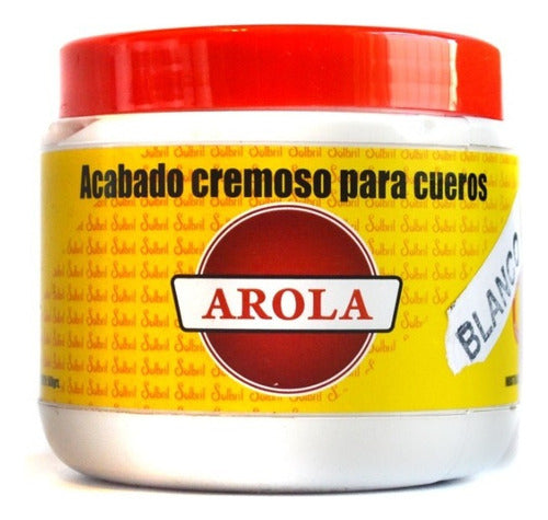 Arola Leather Cream White Pot 500 Cc 0