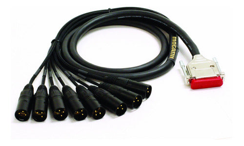 Mogami Oro Db25-xlrm-10 analog Recorder Cable De Interfaz, 8 0