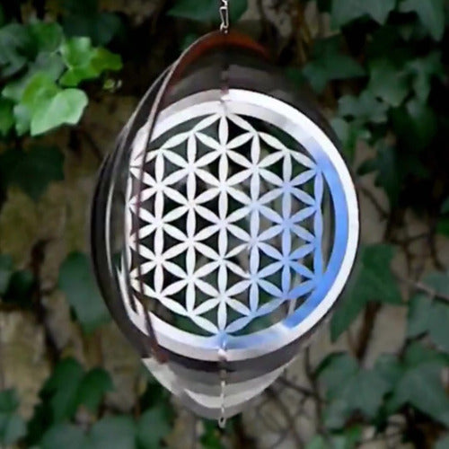 Nakiki Windspinner 20cm - Flower of Life 2