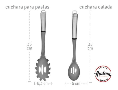 Hudson Set X6 Utensils + Teflon Ceramic Support Zztt 4