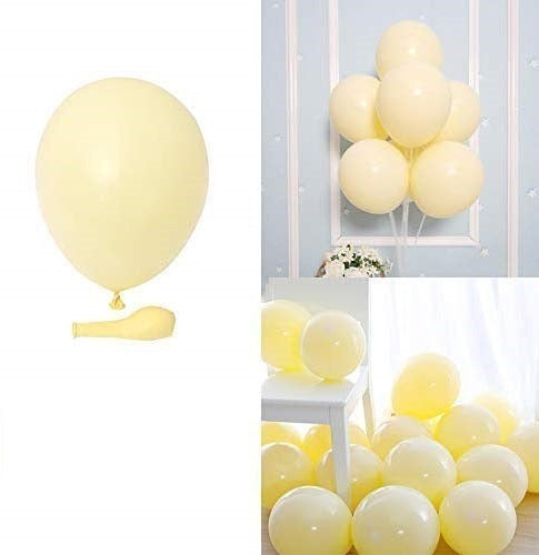 Globos Color Amarillo Pastel Deco Cumple 12 Pulgadas X 10 3