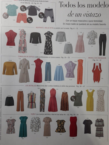 Burda Style Magazine Various Editions Sewing Patterns 16