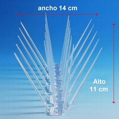 Acme 10 Meters Bird Repellent Spikes – Pigeon Control Spikes for Bird Perch Prevention 1