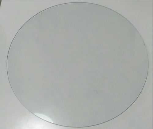 Vitroglass Round Tabletop 80 Cm Polished Edges Limited 1