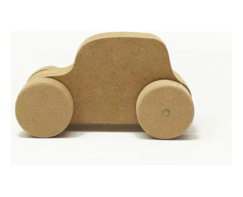 Puntitos Carpintería Small Wooden Toy Cars for Kids to Play and Enjoy 1