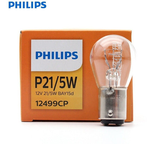 Lampara Phillips 12499 Cp P21/5w 12v Bay15d Stop+giro+regla 1