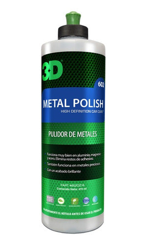 3D Deep Blue Polish Pulidor De Metales Llantas - Allshine 0