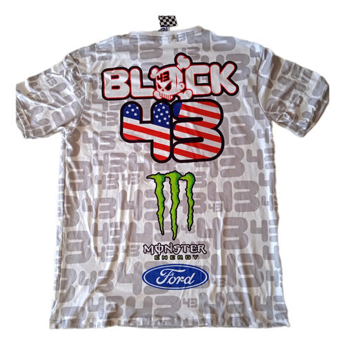 Ken Block 43 Monster Ford Racing T-Shirt 7