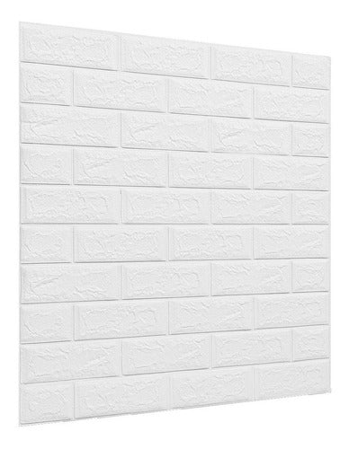 Self-Adhesive 3D Wall Covering Panel 70x78 cm Pack of 10 Units 33