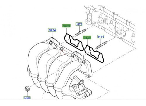 Juntas Multiple Admision Ecosport 1.6 Rocam 2002 2003 2004 0