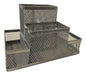 Kendra Grid Desk Organizer 4-Compartment Multiuse 6