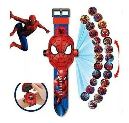 Spider-Man Watch with Image Projections 0