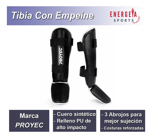 Proyec Tibia Con Empeine Kick Boxing Muay Thai Martial Arts 1