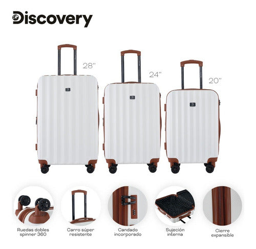 Medium 24-inch Expandable Hard Shell Suitcase with 4 360° Wheels and Built-in Lock - Elegant Design 9