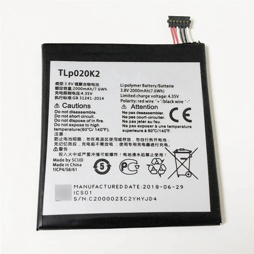 Battery for Alcatel OneTouch Idol 3 4.7 TLP020K2 6039 0