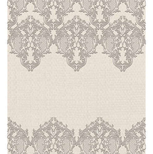 Ambesonne Taupe King Size Duvet Cover Set with Lace Border 1