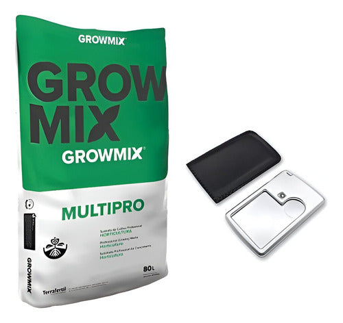 Combo Growmix MultiPro 80L + LED Light Pocket Zoom Magnifier 3x 6x Valhalla Grow 0
