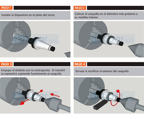 Dimpar Mandril Para Casquillos De Asientos De Válvulas Ø 22 A 38 Mm 1