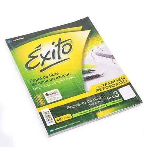 Éxito Nº3 Replacement - 48 Sheets with Reinforced Margin 0