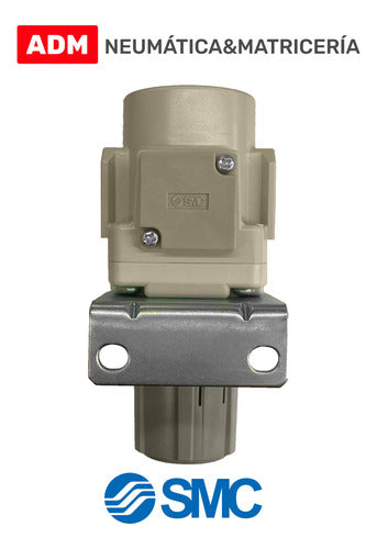 SMC Regulador De Presión Aire + Soporte Manómetro 3/8 Marca Smc 1