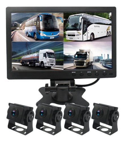 Quantum Monitor + 4 Cameras for Truck 0