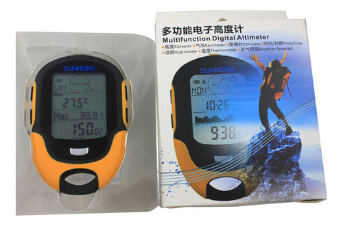 Altímetro Multifuncional Sunroad Compass Fr500 Weather 4