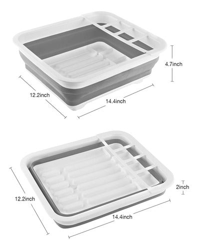 Estantería Plegable Para Secado De Platos, 43x28 Cm 2