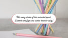 Rainbowlovers Recycled Rainbow Paper, Eco-Friendly, Set of 12 Colored Pencils HB for School and Office 2