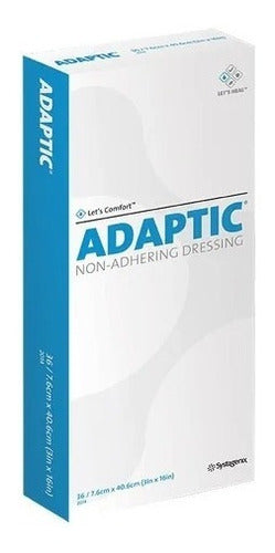 Adaptic 7,6x20,3cm C/ 3 Malhas Curativo Nao Aderente-5 Unids 1