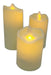 Sets 3 Velas Led Fiestas, Bodas, Eventos  Oferta Navidad 2