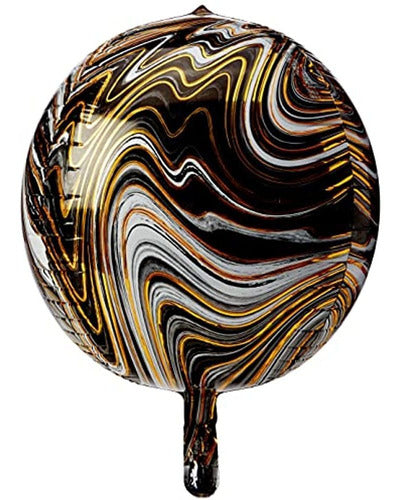 Anagram 16" Orbz-Black Marblez Multicolor Balloon 0