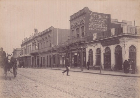 Montevideo En El Año 1901 Otto Feller Y Co - Lámina 45x30 Cm 1