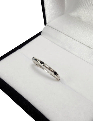 Newmar Joyas Anillo De Plata 925 Pelo De Elefante Unisex Solo Unidad 1