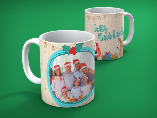 Diseños Plantillas Para Tazas Navidad Sublimación M37 2