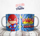 Plantillas Tazas Día Del Padre Super Papá Superheroe Sublima 7