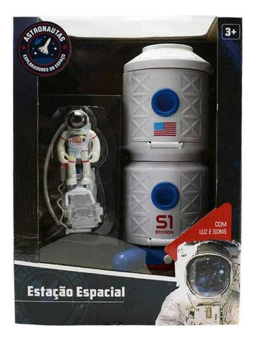 Veículo E Mini Boneco - Astronautas - Estação Espacial - Fu 5