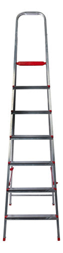 Lüsqtoff Aluminum 7-Step Ladder ESL215-77 1