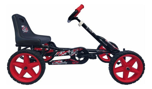Pedal Go-Kart with Adjustable Seat and Fixed Gear 1