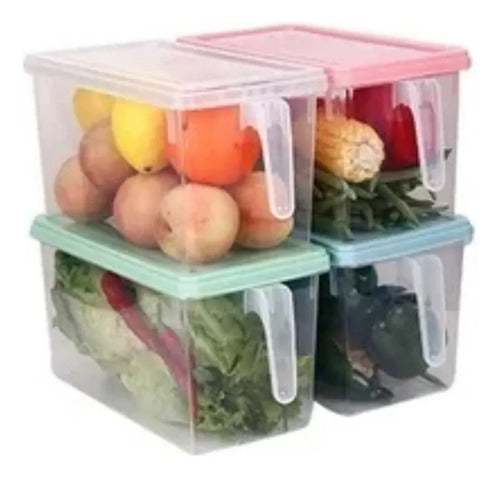 Generic Hermetic Lid Organizer Plastic Container for Refrigerator 0