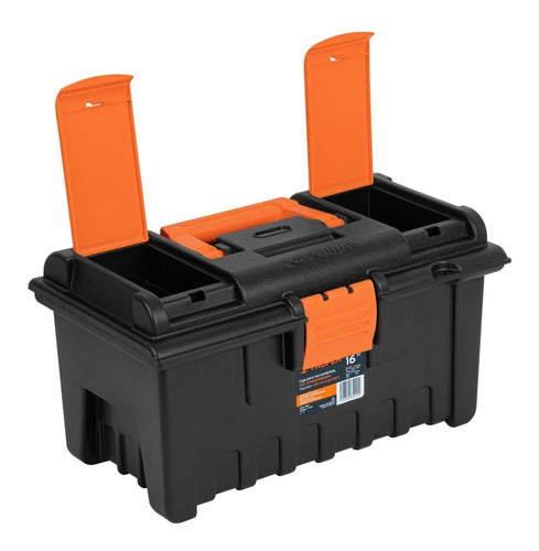 Truper 16" Tool Box with Compartments 6