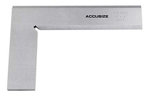 AccusizeTools 6 X 4 Grado 0 Precision Bisel Borde Cuadrado 1