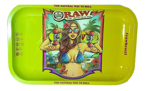 RAW Bandeja De Armado Metal Raw Small Brazil - Ramos Grow 0