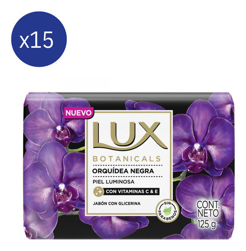 Lux Botanicals Black Orchid Bar Soap Pack 15 Units - 125 Gr Each 1